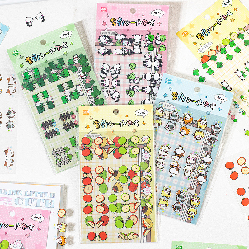 [HARU] Cutie Mark Series Index Sticker Sheet Binder Marking Sticker Page Marker Cute Binder Label Or