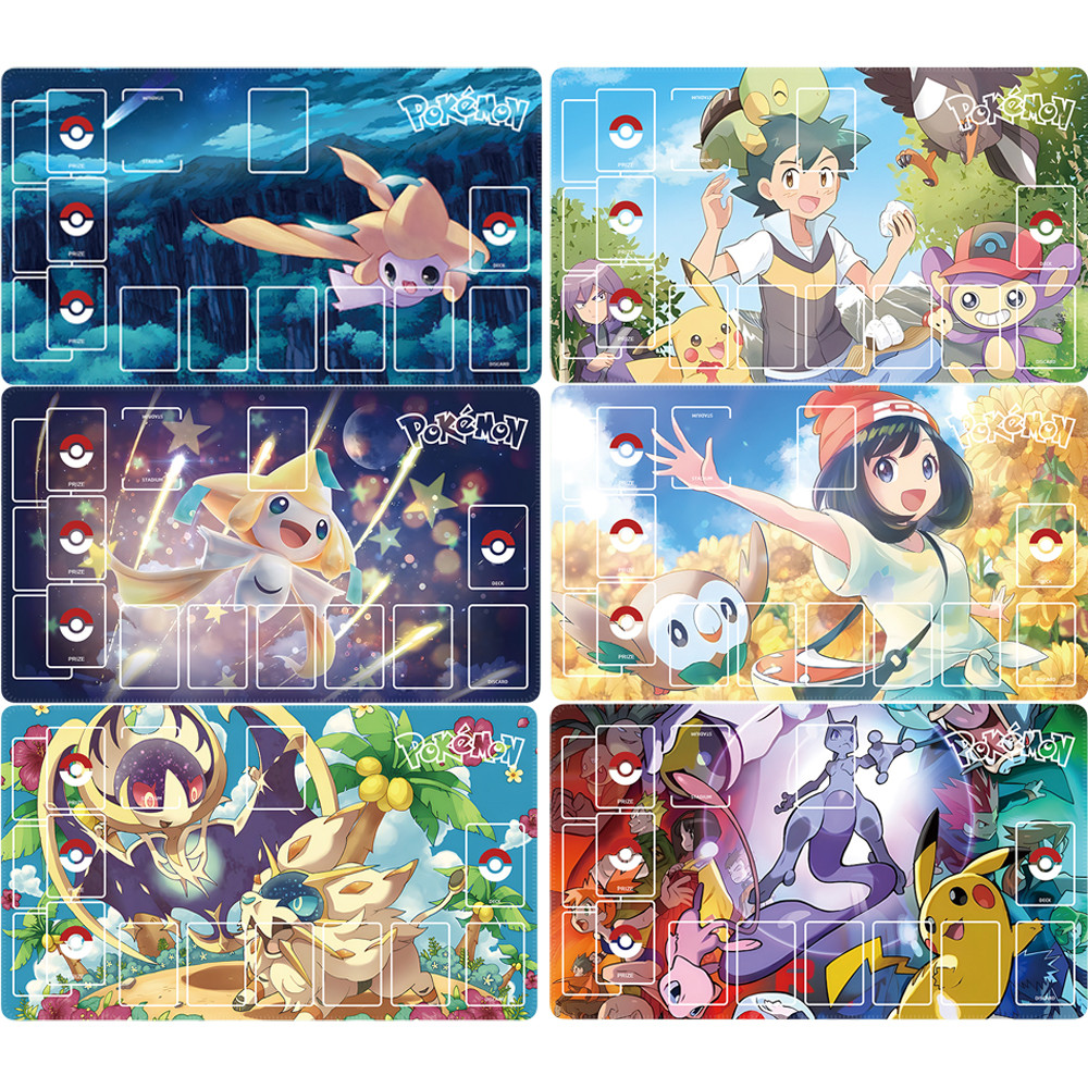 Pokemon Ptcg การ์ด Pad Greninja Jirachi Mewtwo Self Made อะนิเมะตัวละครการ์ตูนรุ่นเกมผู้เล่นเดี่ยว B