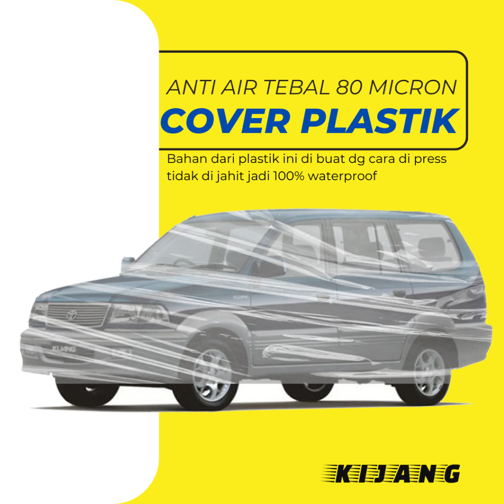[PREMIUM ORIGINAL] ฝาครอบตัวถังโปร่งใสสําหรับ Kijang ผ้าคลุมรถยาว Kijang/Kijang krista/Kijang lgx/Ki