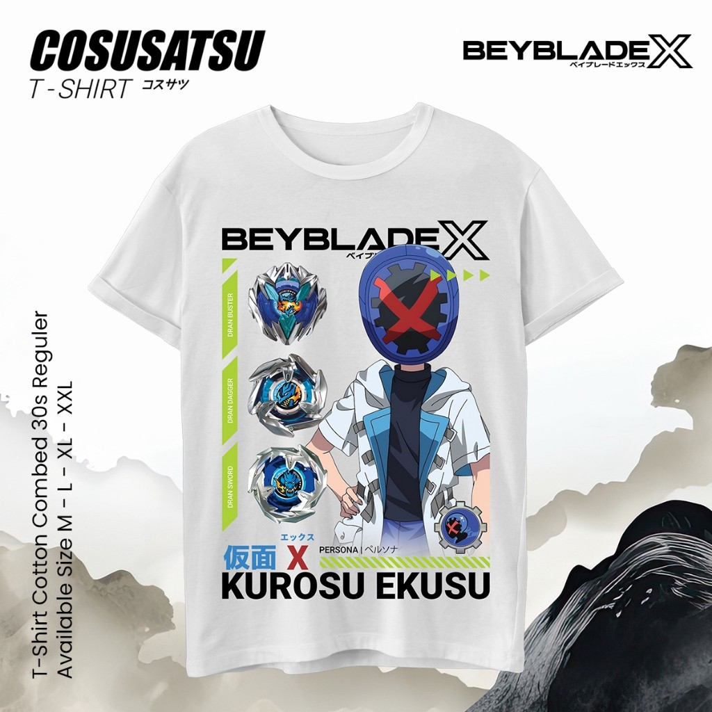 เสื้อยืด Kamen X Blader X Beyblade X