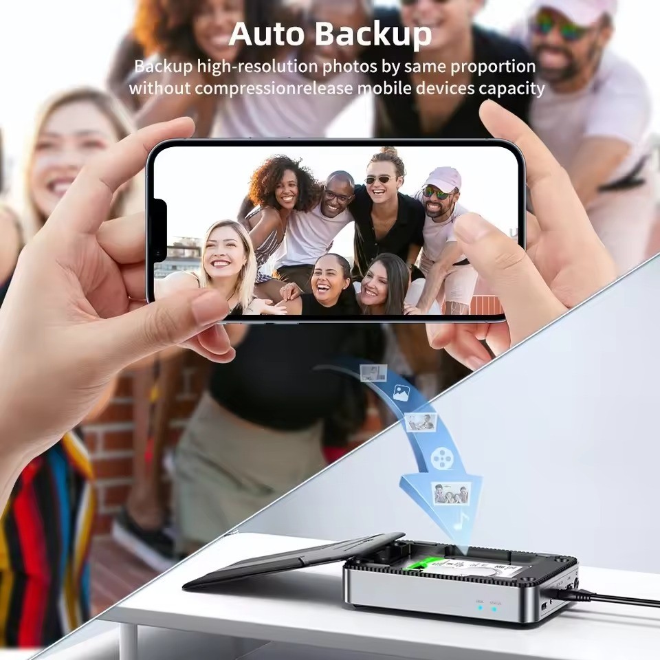 Yottamaster DM1 DM2 20TB NAS Enclosure เครือข่ายคลาวด์ส่วนตัวติดการจัดเก็บเครือข่ายได้ Cloud DiskStation สําหรับ 2.5 3.5 นิ้ว SATA HDD ราคา ถูกที่สุด ดีลบีเคเค แกลเลอรีภาพที่ 5