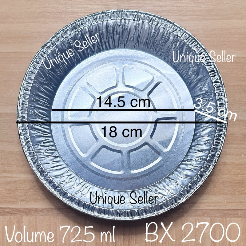 อลูมิเนียมฟอยล์กลม 18 ซม. BX 2700 Bestfresh / ถาด Alfoil RX 725 Best Fresh / อลูมิเนียมฟอยล์ Alutray