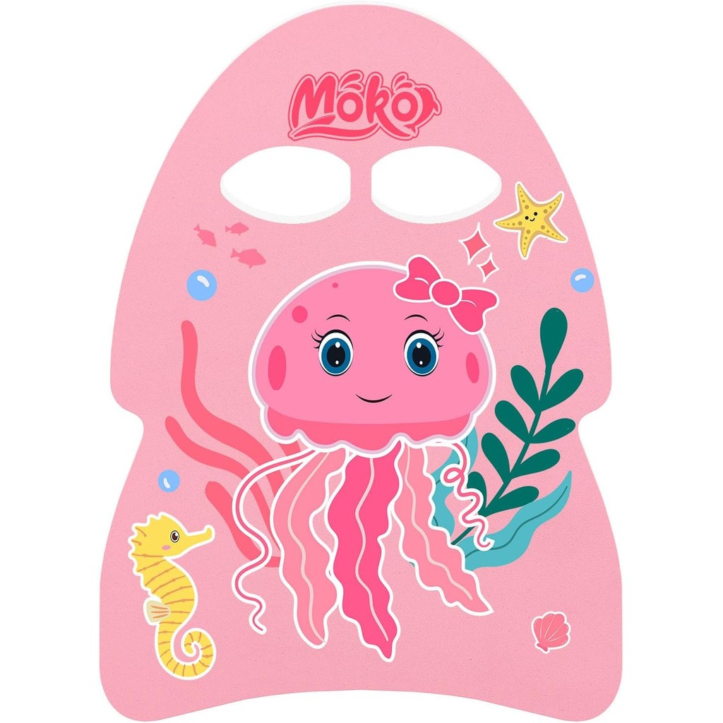 MoKo การ์ตูนแมงกะพรุน-รูปร่างออกแบบว่ายน้ํา Kickboard เหมาะสําหรับเด็ก (within 99 LBS),การฝึกอบรมว่ายน้ําอุปกรณ์ออกกําลังกาย