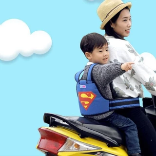 【กรุงเทพจัดส่งสินค้า】Moto Belt เด็ก เข็มขัดนิรภัยรถจักรยานยนต์ สายรัดกันตกรถ เข็มขัดนิรภัย ใช้ได้ทั้งหน้า และหลัง