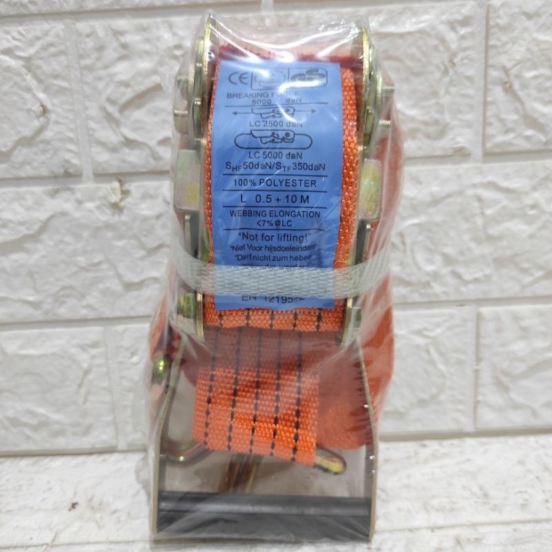 WEBBING CARGO LASHING 2" X 10METER RACHET TIE DOWN 2 TON X 10M RACTHET TIE DOWN 2X10 STRONG MATERIAL