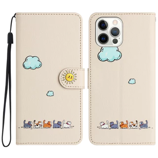 เคส Case for Honor 600 Pro 200 Smart 400 Lite X8d X7d X9d X9a X9c X8a X8c X7c X6a X6b X6c X5b X5c Plus Magic 8 Pro 5G เคสโทรศัพท์หนังฝาพับพร้อมช่องใส่บัตรสําหรับ Cartoon Cats Wallet PU Leather Cover With Card Slots Soft TPU Shell Hand Strap KTM