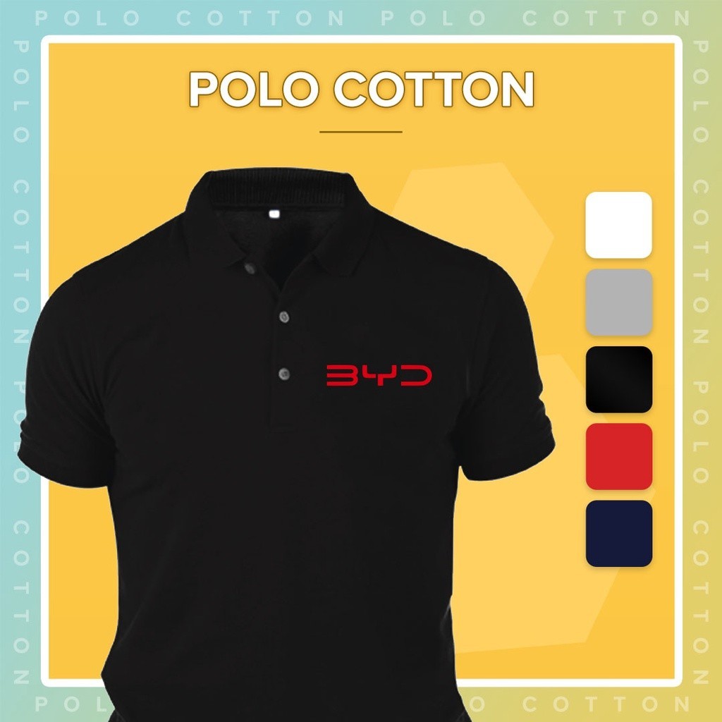 Baju Sulam Aircond Mitsubishi Cool เสื้อยืด Tshirt Cotton Polo T เสื้อ Kolar Pakaian Casual แฟชั่น Unisex