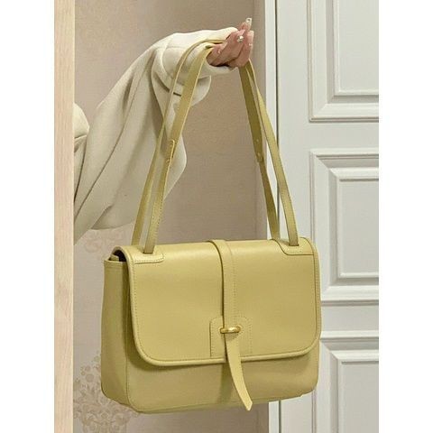 Messenger Bag High-End Commuter Bag Retro Messenger Bag กระเป๋าสะพายความจุขนาดใหญ่