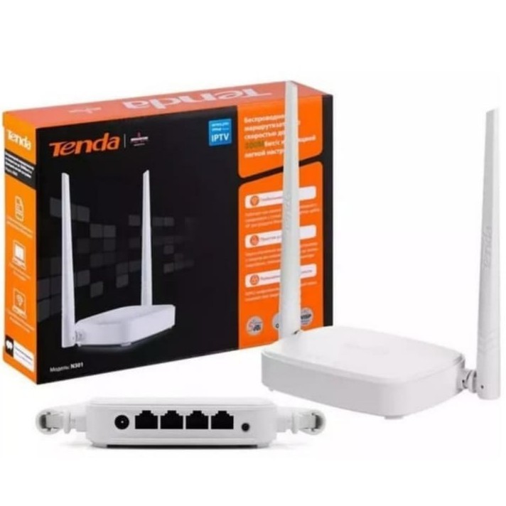 Tenda N301 Wireless N300 Easy Setup Router 300Mbps