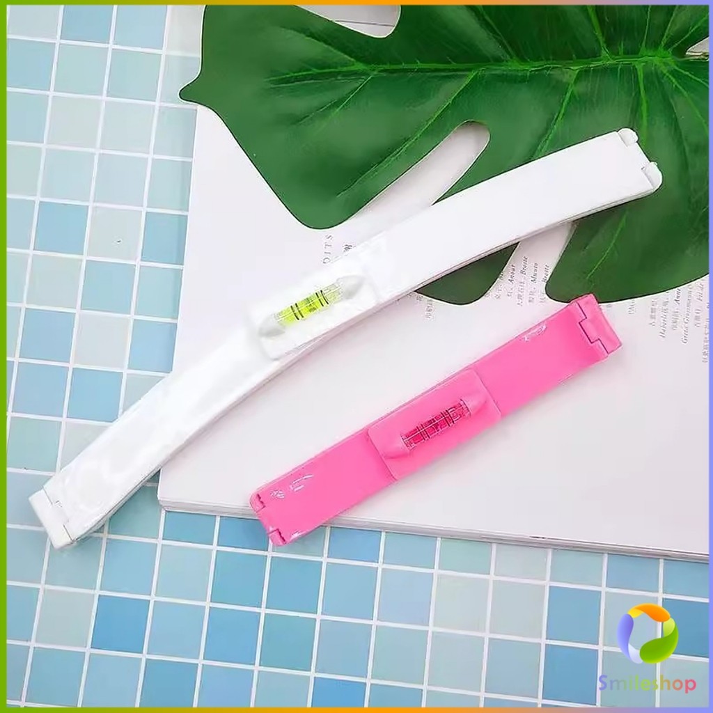 เครื่องมือตัดผม DIY ไม้บรรทัดวัดระดับผมหน้าม้า ตัดผมหน้าม้า haircut tool