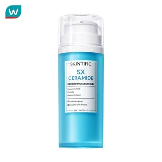 Skintific สกินทิฟิค 5X เซราไมด์ บาเรียร์ มอยเจอร์ไรเซอร์ เจล 80 กรัม