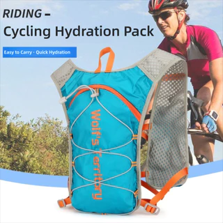 POLI Marathon Hydrating Backpack, Breathable 5L กระเป๋าวิ่ง,จักรยานขี่ผ้าสะท้อนแสง Ultralight Hydration Vest Marathon