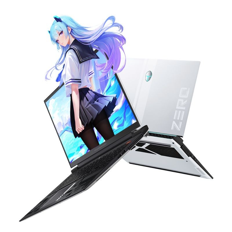 แล็ปท็อปเกมมิ่ง THUNDEROBOT911 รุ่นใหม่ ZERO Ice Blade สีขาว 4060 พลังเต็ม I9-14900HX E-sports