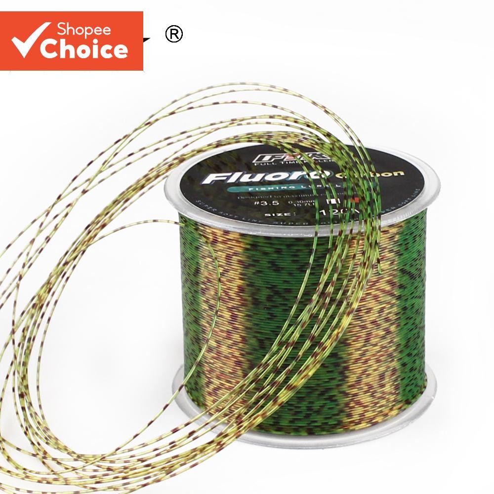 สายตกปลา 120M ทนต่อการสึกหรอ Fluorocarbon เคลือบคาร์บอนไฟเบอร์ Monofilament Conductor ,เหมาะสําหรับตกปลาน้ําจืดและน้ําเค็ม