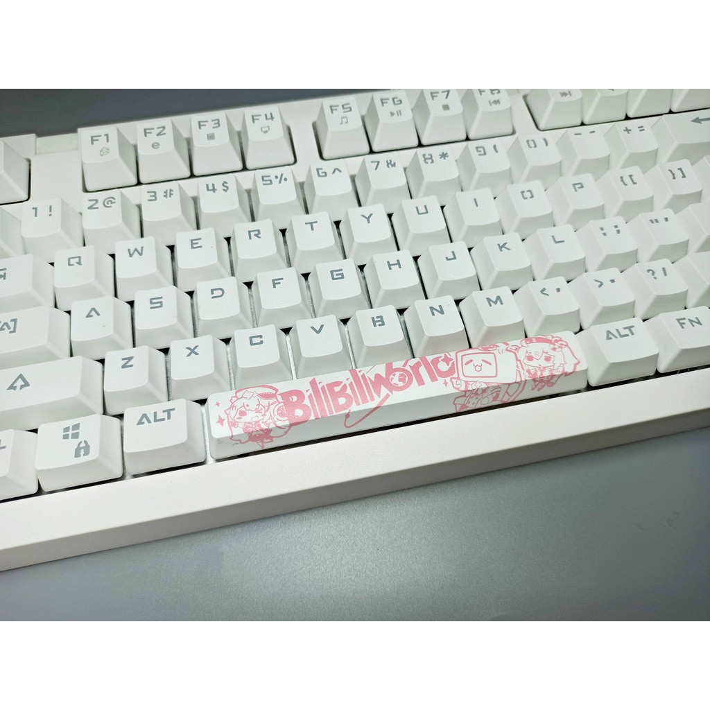 Space Key คีย์บอร์ดเชิงกลระเหิดห้าด้าน Space Keycap วัสดุ PBT 6.25 U