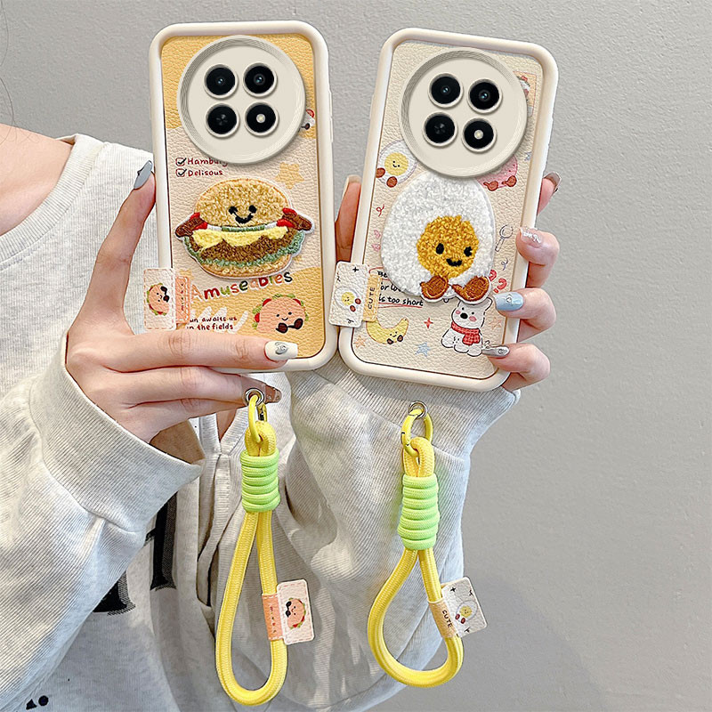 เคส realme 12 5g เคส realme 12x 5g  เคสโทรศัพท์ลายหนังปักลายสําหรับเคส realme 12 5g.