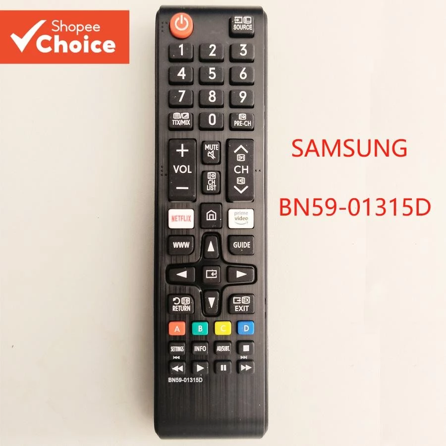 รีโมทคอนโทรลสำรอง รุ่น BN59-01315D สำหรับ Samsung 4K Smart TV ของขวัญคริสต์มาส รุ่น UA43RU7100W, UA50TU7000, UA50RU7100W