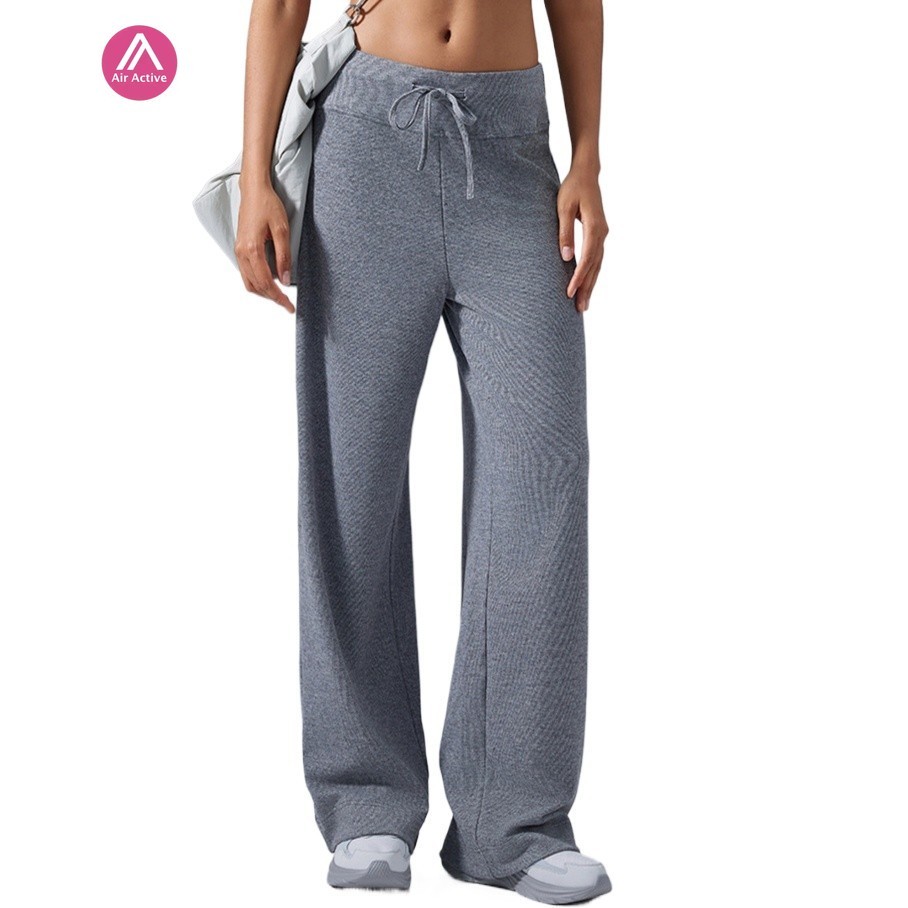 AirActive Leisure Casual Yoga Sports Pants Wide Leg Pants Adjustable Waist Breathable