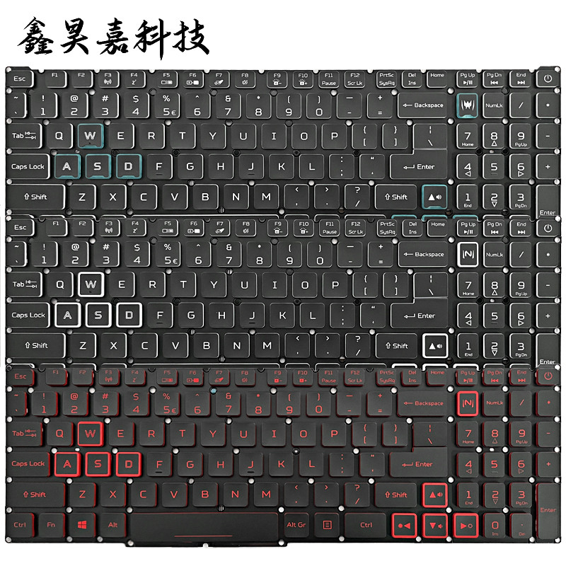 เหมาะสําหรับ Acer Acer Nitro 5 AN515-54 AN515 55 56 57 58 คีย์บอร์ดโน้ตบุ๊ก