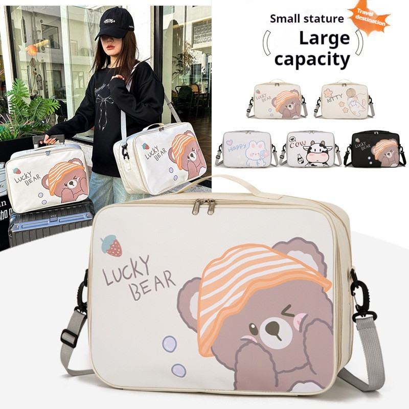 กระเป๋าสะพายไหล่ความจุขนาดใหญ่/กระเป๋าเดินทางระยะสั้น/ที่เก็บสัมภาระแบบรวม