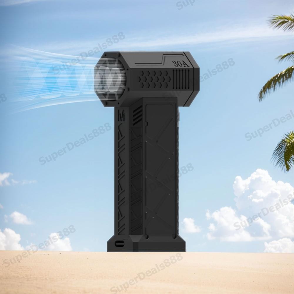 ส่งจากกรุงเทพ🚚 130000 RPM มอเตอร์ไร้แปรง Mini Turbo Jet Fan USB ชาร์จเครื่องเป่าลมทรงพลังพัดลมท่อสํา