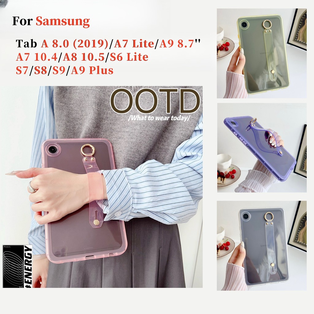 SAMSUNG สําหรับSamsung Galaxy Tab A7 S6 Lite A9 + 8.0 (2019) A7 10.4 A8 10.5 S7 S8 S9 A9 Plus SM-T29