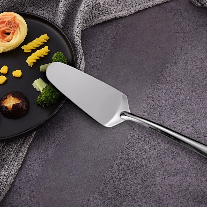 ที่ตักเค้ก พิซซ่า ช้อนตัดเค้ก แบบเรียบ สำหรับตัดแบ่ง สแตนเลส #AL-0016 - รูปที่ 6