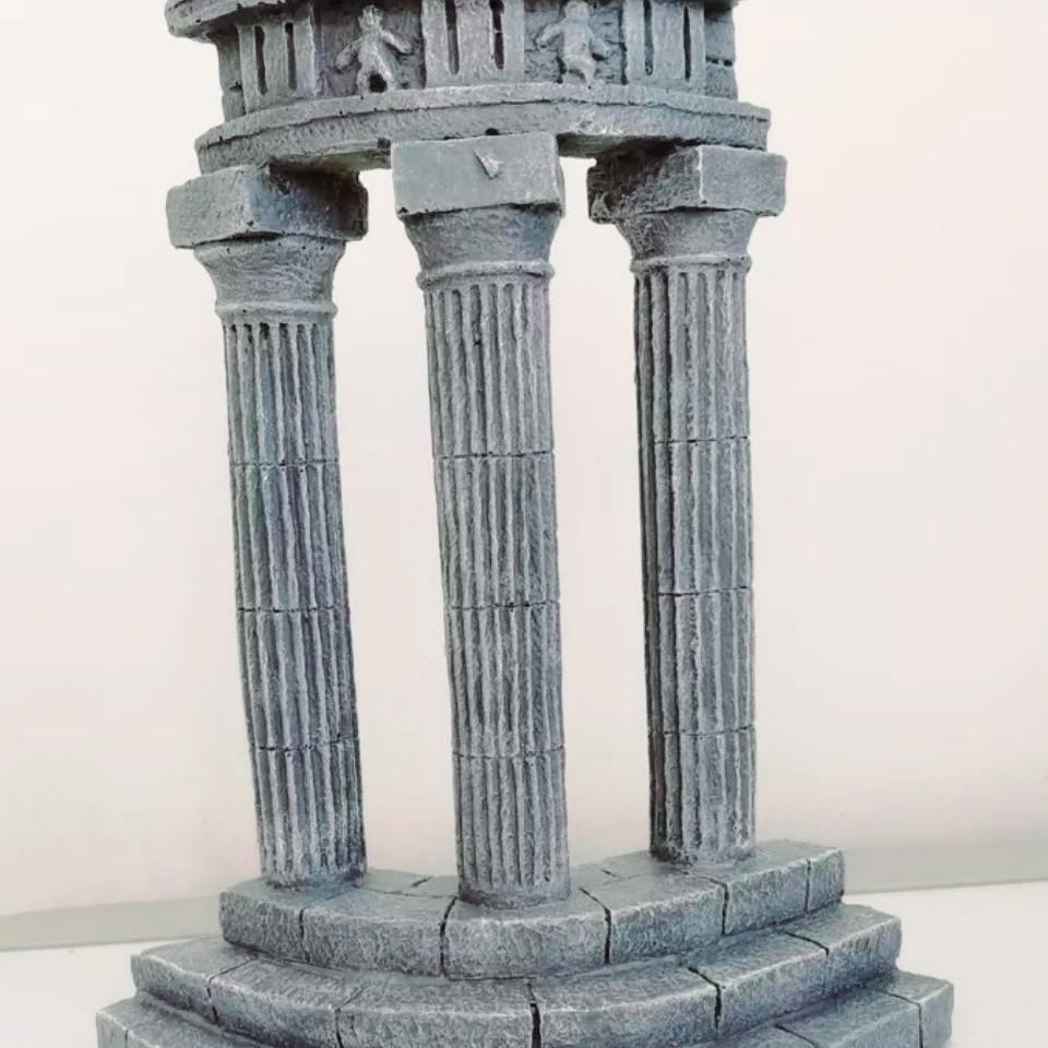 ของเล่น Vivi ในสต็อก วัสดุฉากอนิเมะ Saint Seiya คอลัมน์โรมัน สีทอง Saint Seiya Myth Cloth Athena 250608   ไตรมิติ