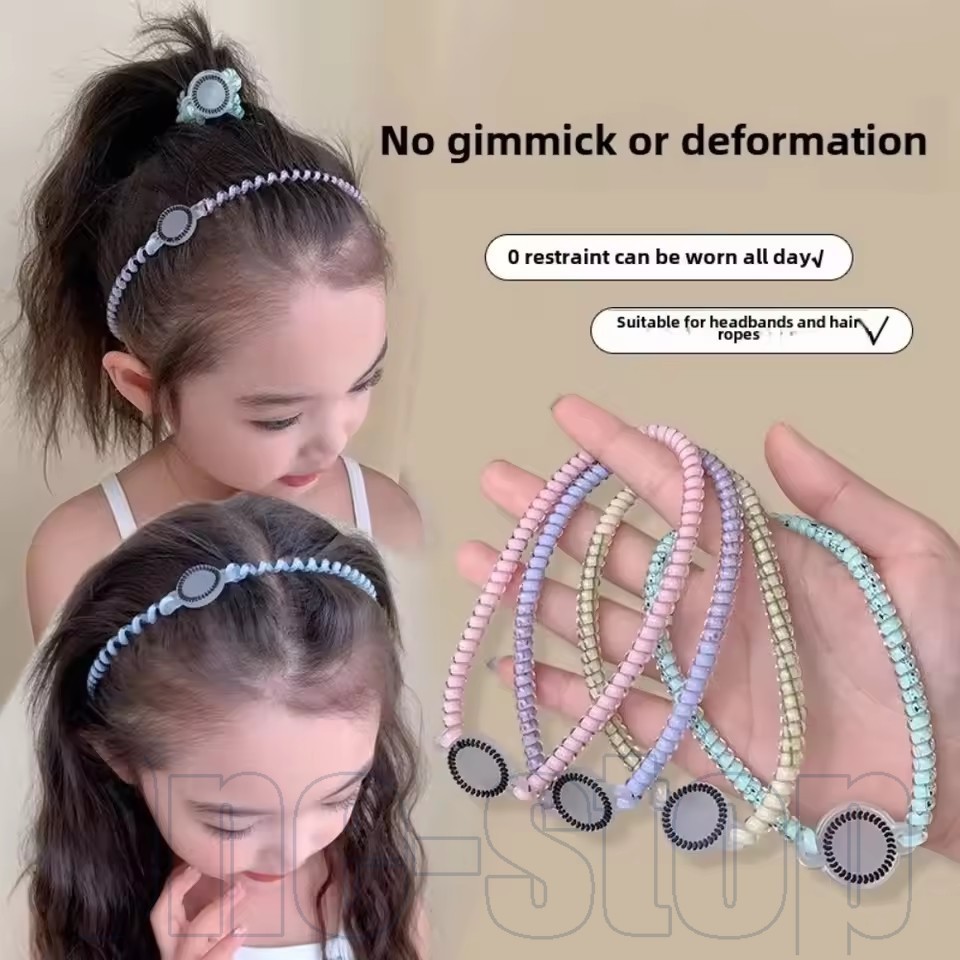 ยางมัดผมเกลียว ยืดหยุ่น 2-6 ชิ้น - ที่คาดผมล้างหน้า - เครื่องประดับผมน่ารัก สําหรับวันๆ - ย2เค หรูหรา หวาน
