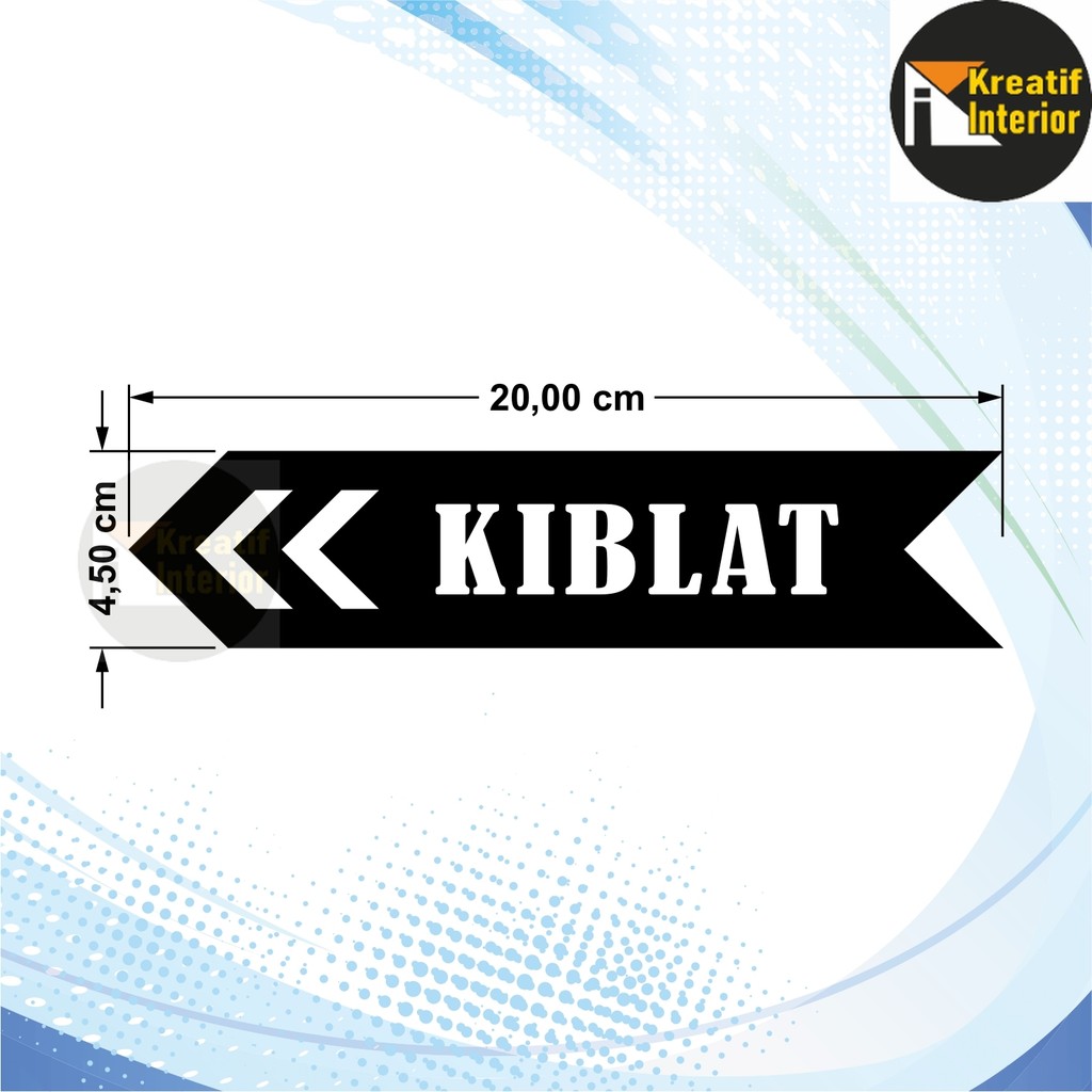 KI SIGN ACRYLIC INSTRUCTIONS KIBLAT