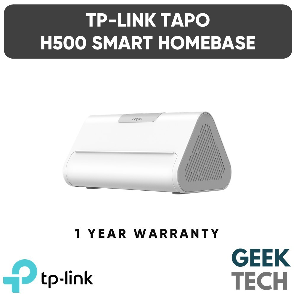TP-Link Tapo H500 Smart HomeBase Hub - ที่เก็บข้อมูลในท้องถิ่นแบบขยาย, รองรับ Matter และ ONVIF