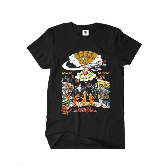 เสื้อยืดวง GREEN DAY DOOKIE PREMIUM PUNK ROCK MUSIC DISTRO CLOTHES