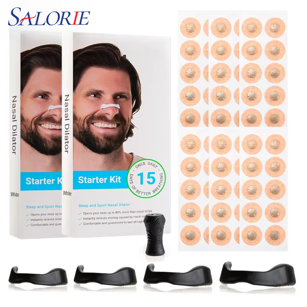 Anti Snoring คลิปหนีบจมูก Nasal Dilator Sleep Nasal Breathing Dilators Starter Kit Nose Breathe Stri