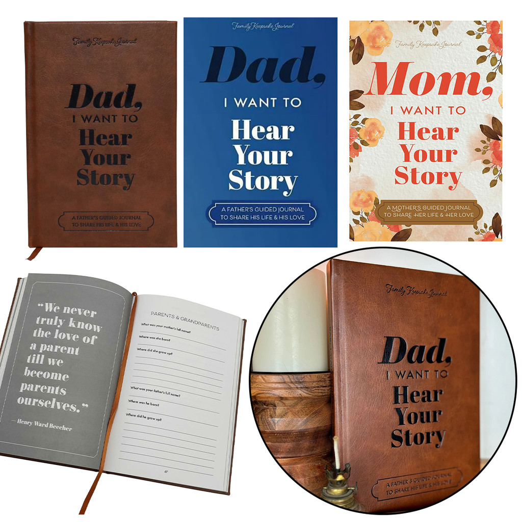 I Want To Hear Your Story,A Mother Or DadGuided Journal To Share Life And Love Books หนังสือส่วนบุคคล