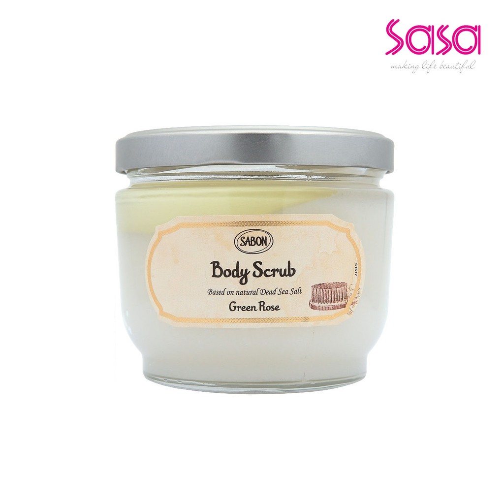 Sabon Green Rose Body Scrub 600g