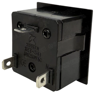 [ 1 ชิ้น ] AC-501 เต้ารับ AC Socket 10A 250VAC Universal เต้าเสียบแบบฝังติดหน้าตู้ AC Power Plug Socket AC Inlet Sock...