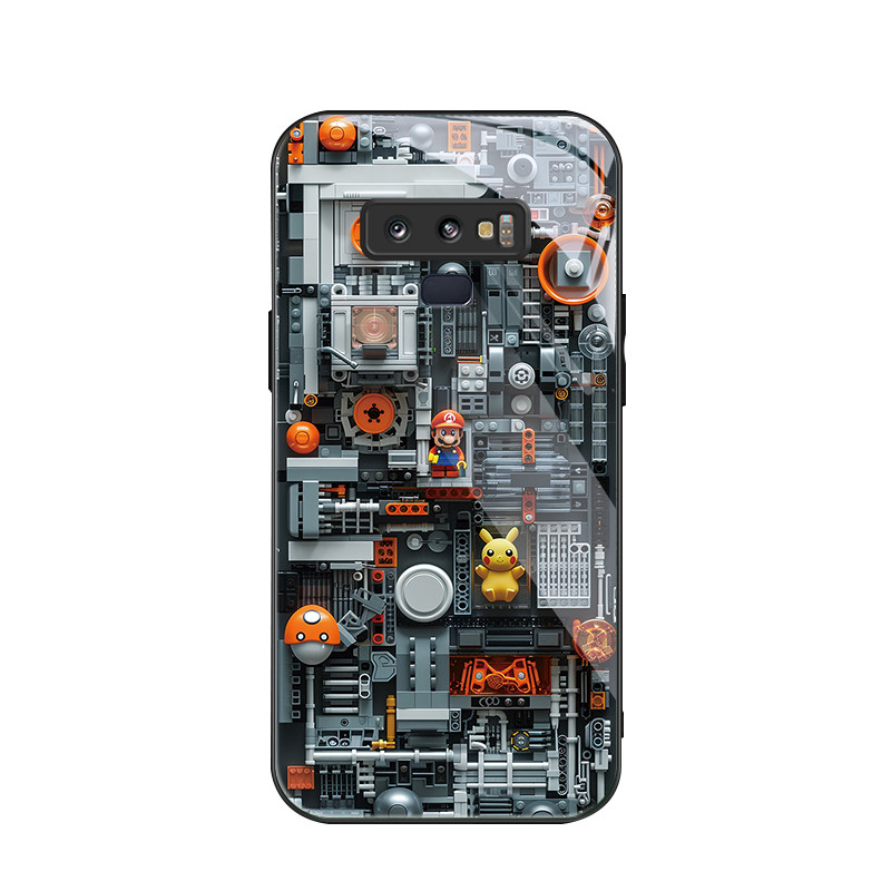 สําหรับ Samsung Galaxy Note 9 , บล็อกตัวต่อ, บุคลิกภาพอินเทรนด์, เคสป้องกันโทรศัพท์ป้องกันการตก