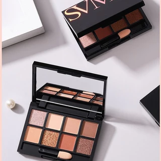 SR-shop* LAMEILA พาเลทอายแชโดว์ เนื้อแมท ประกายชิมเมอร์ สีสวย ติดทน กันน้ำ 8 สี (มาพร้อมกับแปรงอายแชโดว์ฟรี)