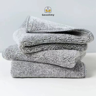 💞ผ้าเช็ดจานเนื้อนุ่มแบบถ่านไม้ไผ่ ผ้าเช็ดครัวเนื้อหนา ดูดซับ…