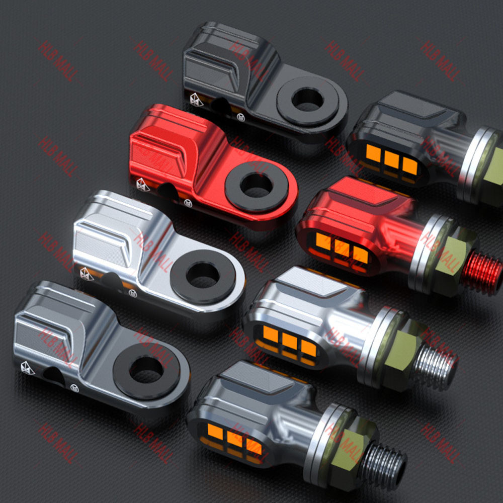 SPIRIT BEAST Universal LED ไฟเลี้ยวรถจักรยานยนต์ 12V Flasher ตัวบ่งชี้ไฟกระพริบกระจกมองหลังไฟสกรูขนาดเล็ก