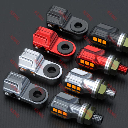 SPIRIT BEAST Universal LED ไฟเลี้ยวรถจักรยานยนต์ 12V Flasher ตัวบ่งชี้ไฟกระพริบกระจกมองหลังไฟสกรูขนาดเล็ก