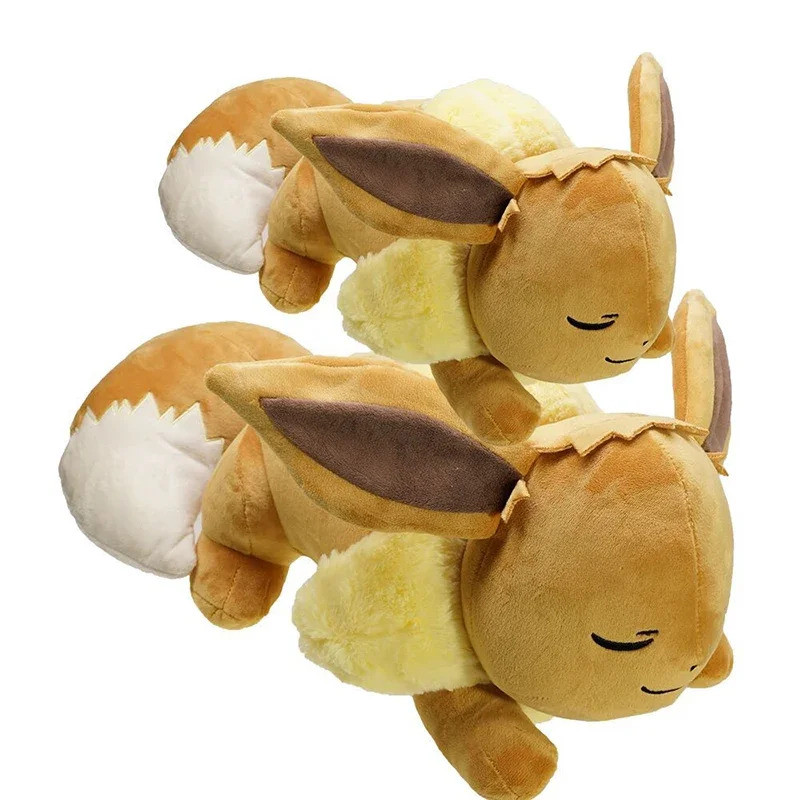 Pokemon Eevee Plush Toys Anime Pokémon Plushie Dolls 60cm Giant Cute Stuffed Pillow Eevee Sleeping C