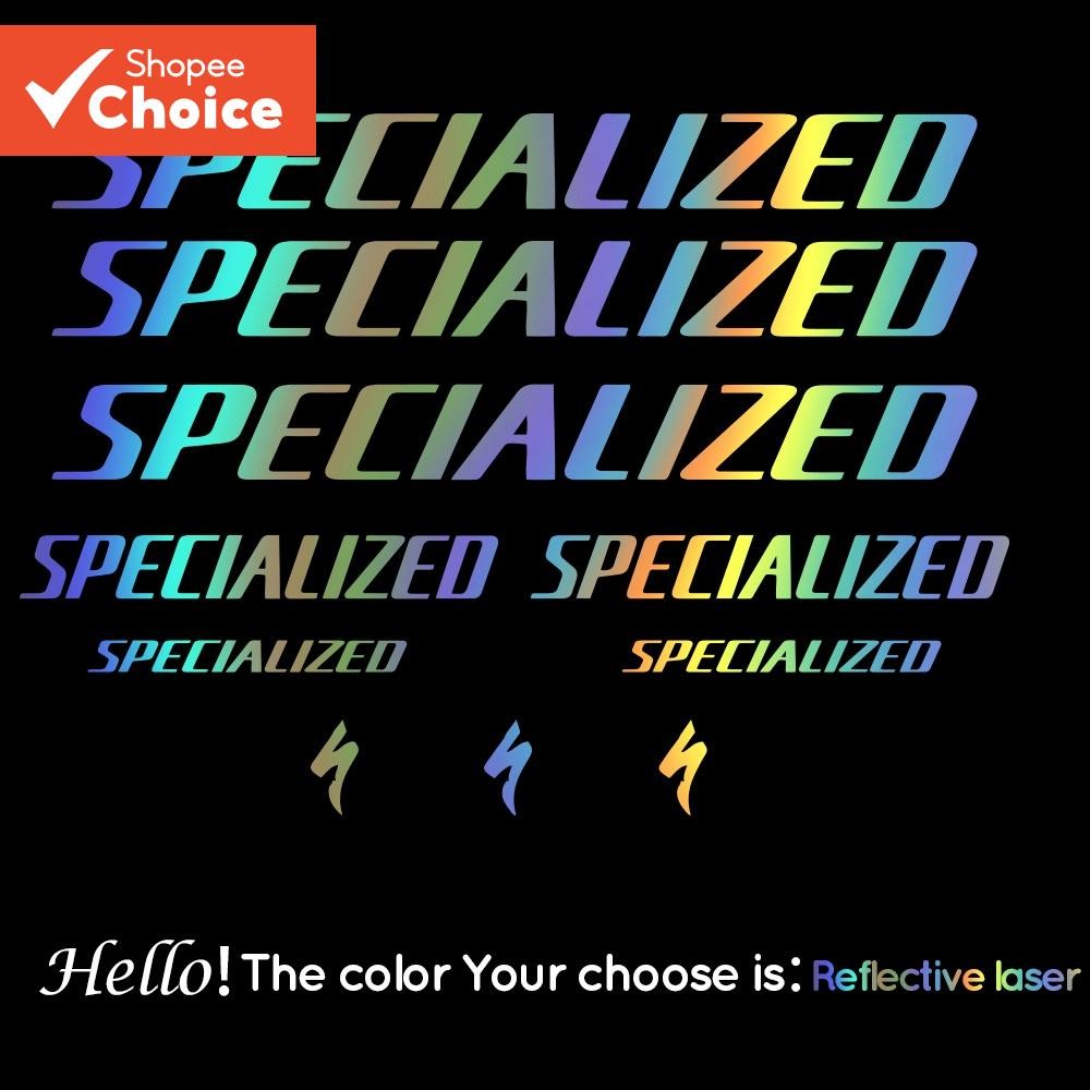 SPECIALIZED LIT18 ปริมาณสูง Decals สติกเกอร์สําหรับจักรยานเสือภูเขาจักรยานสติกเกอร์ขี่จักรยานสําหรับกรอบ Décor ราคา ถูกที่สุด ดีลบีเคเค