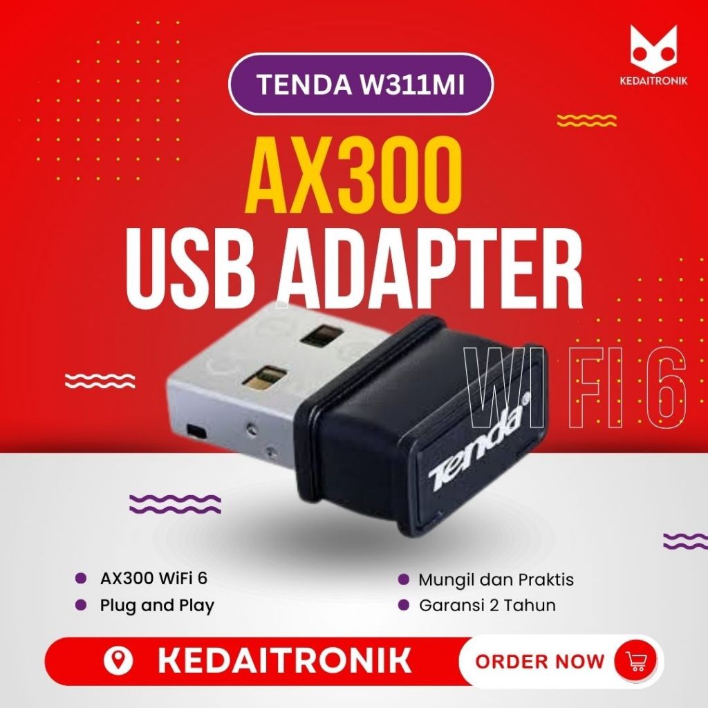 TENDA W311MI NANO RECEIVER USB Wifi Dongle Adapter MINI Original Wifi RECEIVER