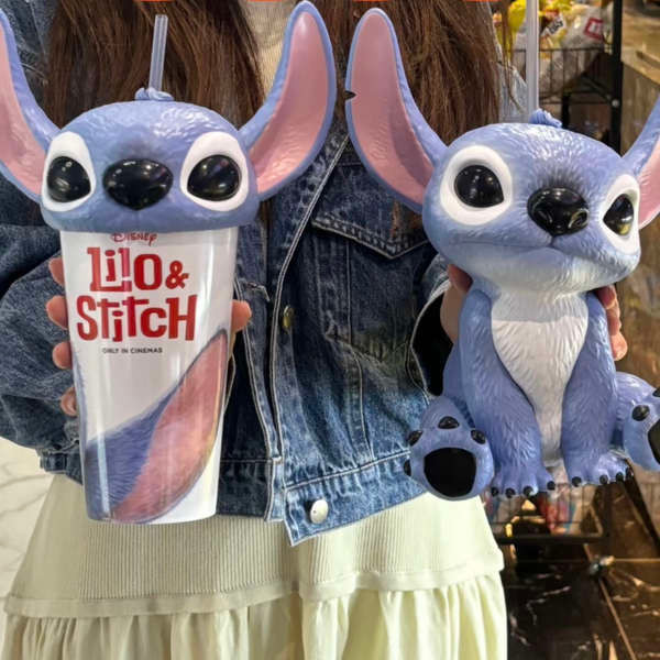 Stitch Stitch ของแท้ถัง Stitch Stitch ของแท้ถัง Stitch Stitch Styling Angel ตุ๊กตาถ้วยหลอดของเล่น