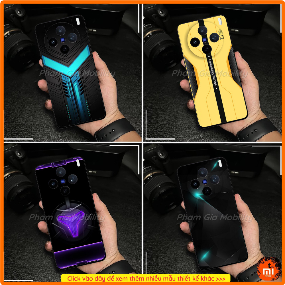 เคส Vivo X200S X200 S สีดํา ยืดหยุ่น พิมพ์ลายเทคโนโลยี เล่นเกม...มีรูปแบบใหม่และคมชัดมากมาย