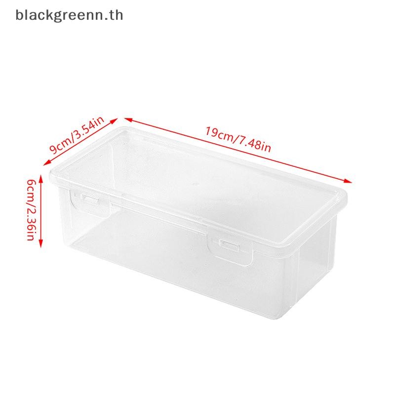 BREE 1PC กล่องดินสอพลาสติกความจุขนาดใหญ่วางซ้อนกันได้โปร่งแสงกล่องดินสอใสอุปกรณ์สํานักงานจัดเก็บกล่อง - รูปที่ 4