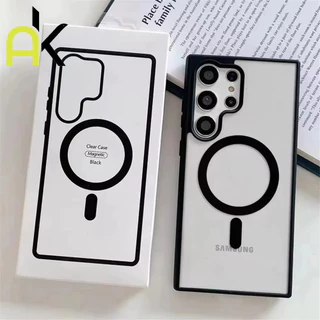 AK Magnetic Matte For Samsung A17 A07 A57 S25 S24 S26 Ultra แบบผิวด้าน S23 S22 S21 Ultra A06 A16 A26 A36 A56 A54 A35 A55