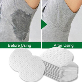 【10 ชิ้น】แผ่นซับเหงื่อ แบบใช้แล้วทิ้ง ผ้าฝ้าย แผ่นซับเหงื่อร…