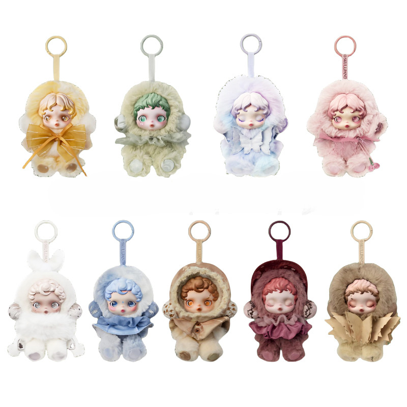 POPMART SKULLPANDA POPMART Series Vinyl Plush Pendant Mystery Box ของแท้ 100%